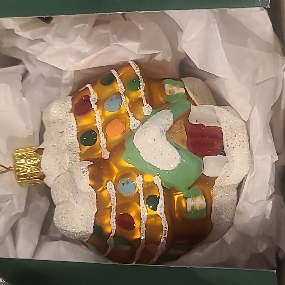 Glass Gingerbread House